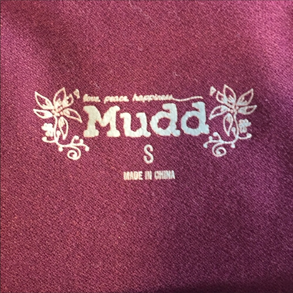 Mudd Shirt Handkerchief Asymmetrical Cold Shoulder Off Shoulder Straps Top Small - Picture 5 of 6